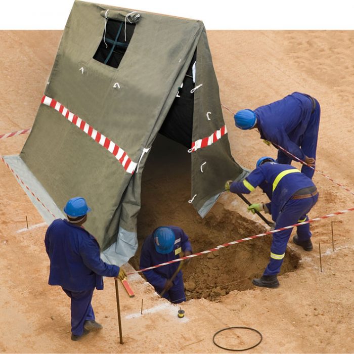 Cable Brazing Tents